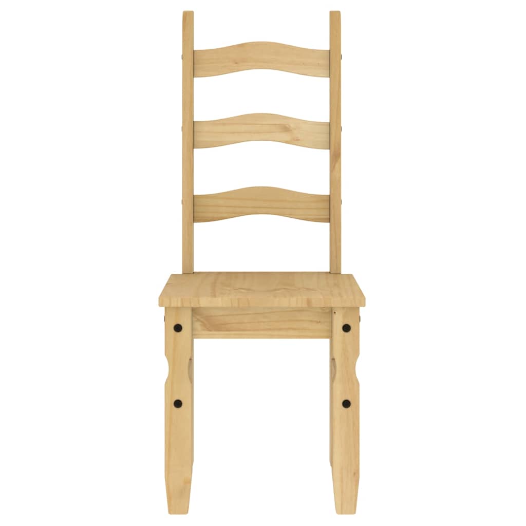 3 Piece Dining Set Panama Solid Wood Pine