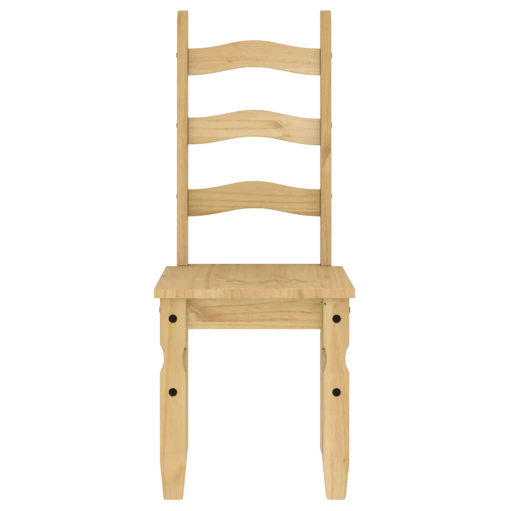 3 Piece Dining Set Panama Solid Wood Pine