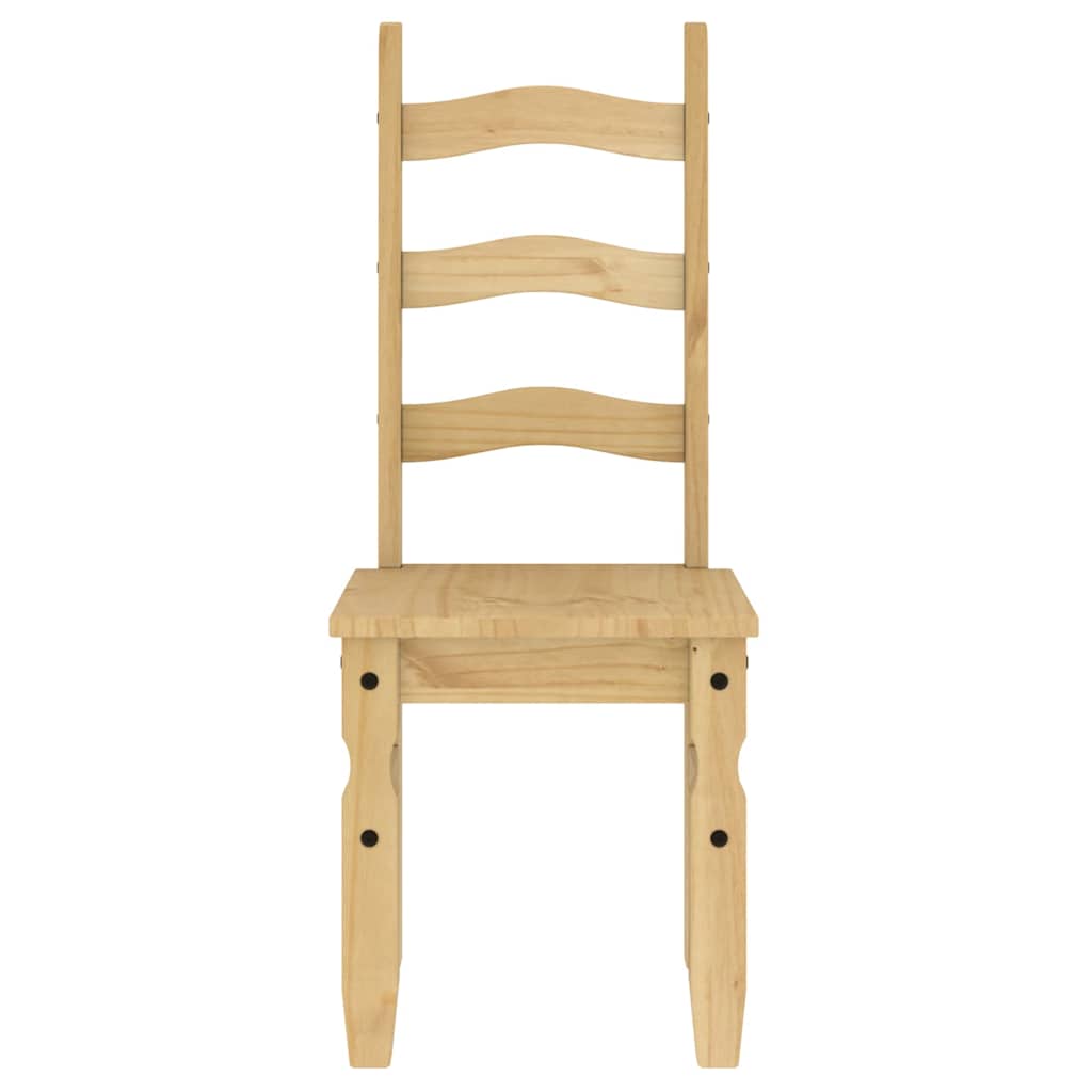 3 Piece Dining Set Panama Solid Wood Pine