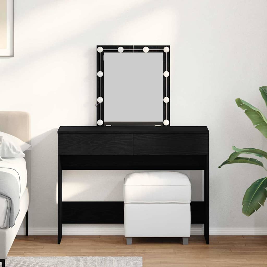 Dressing Table With Led 100X40X130 Cm