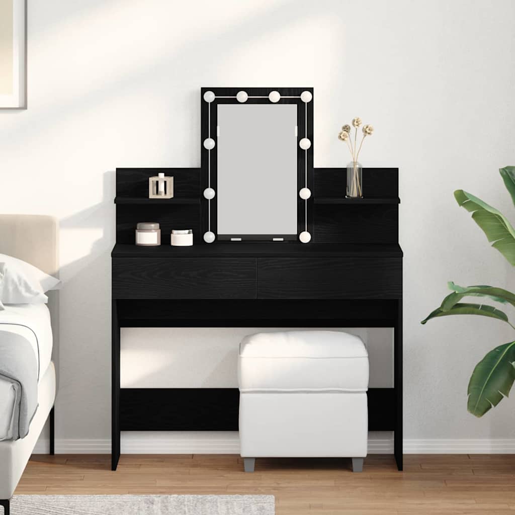 Dressing Table With Led 100X40X130 Cm