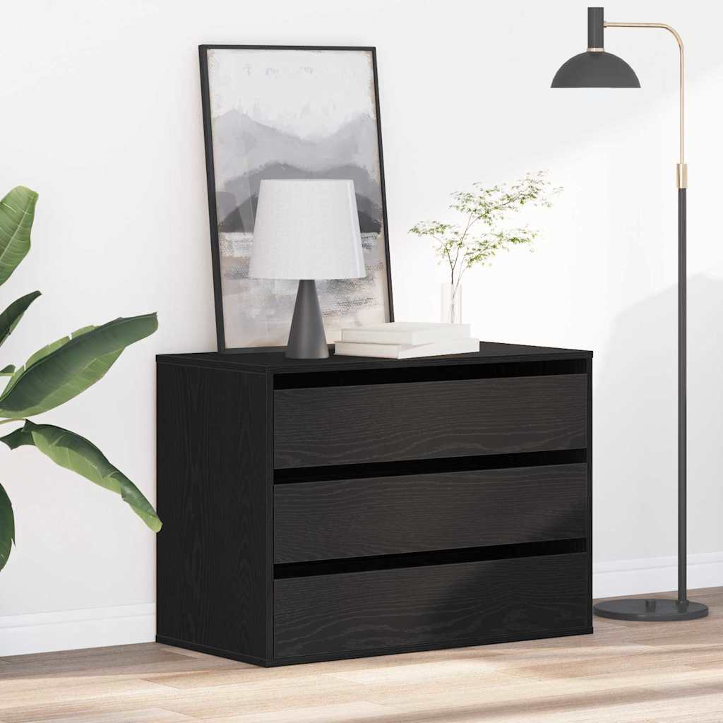 Chest of Drawers with Drawer Other Black oak 80 x 41 x 58 cm