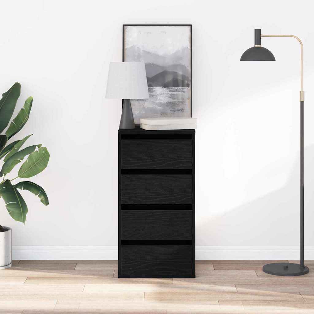 Chest of Drawers with Drawer Other Black oak 40 x 41 x 76 cm