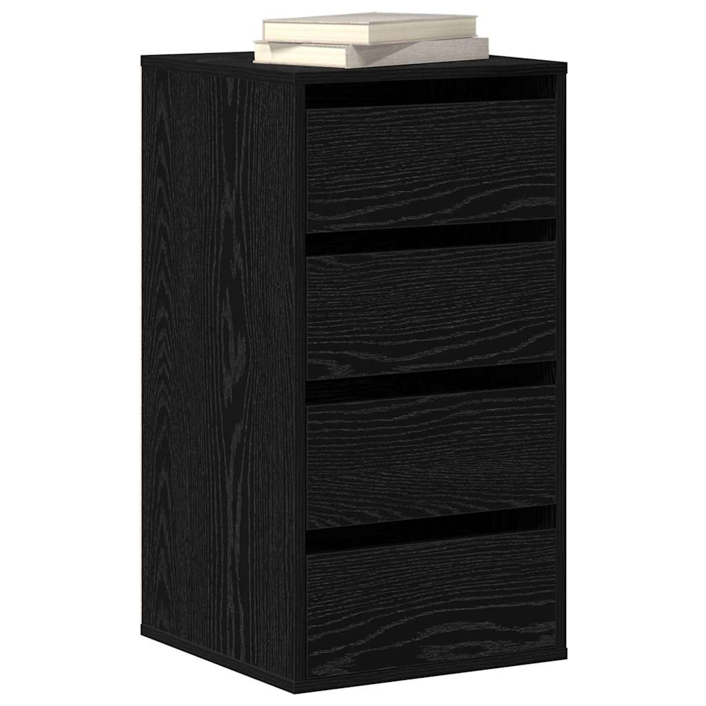 Chest of Drawers with Drawer Other Black oak 40 x 41 x 76 cm