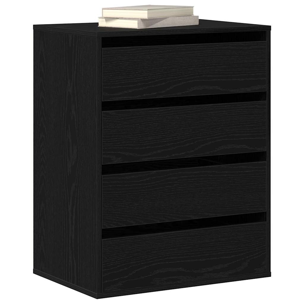 Chest of Drawers with Drawer Other Black oak 60 x 41 x 76 cm