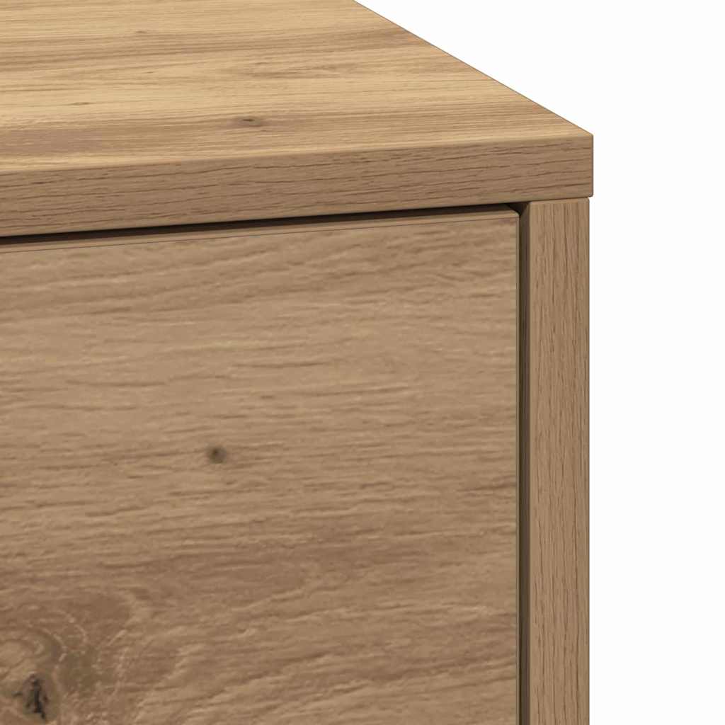 Bedside Cabinet Artisan oak 38 x 34 x 61 cm Engineered wood
