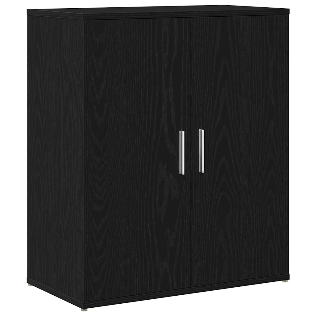 Sideboard Black Oak 60x31x70 cm Engineered Wood