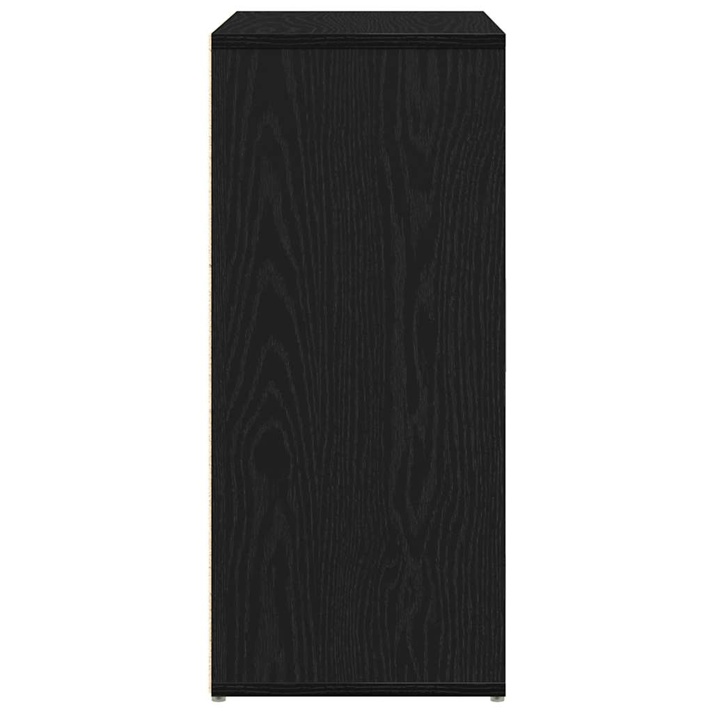 Sideboard Black Oak 60x31x70 cm Engineered Wood