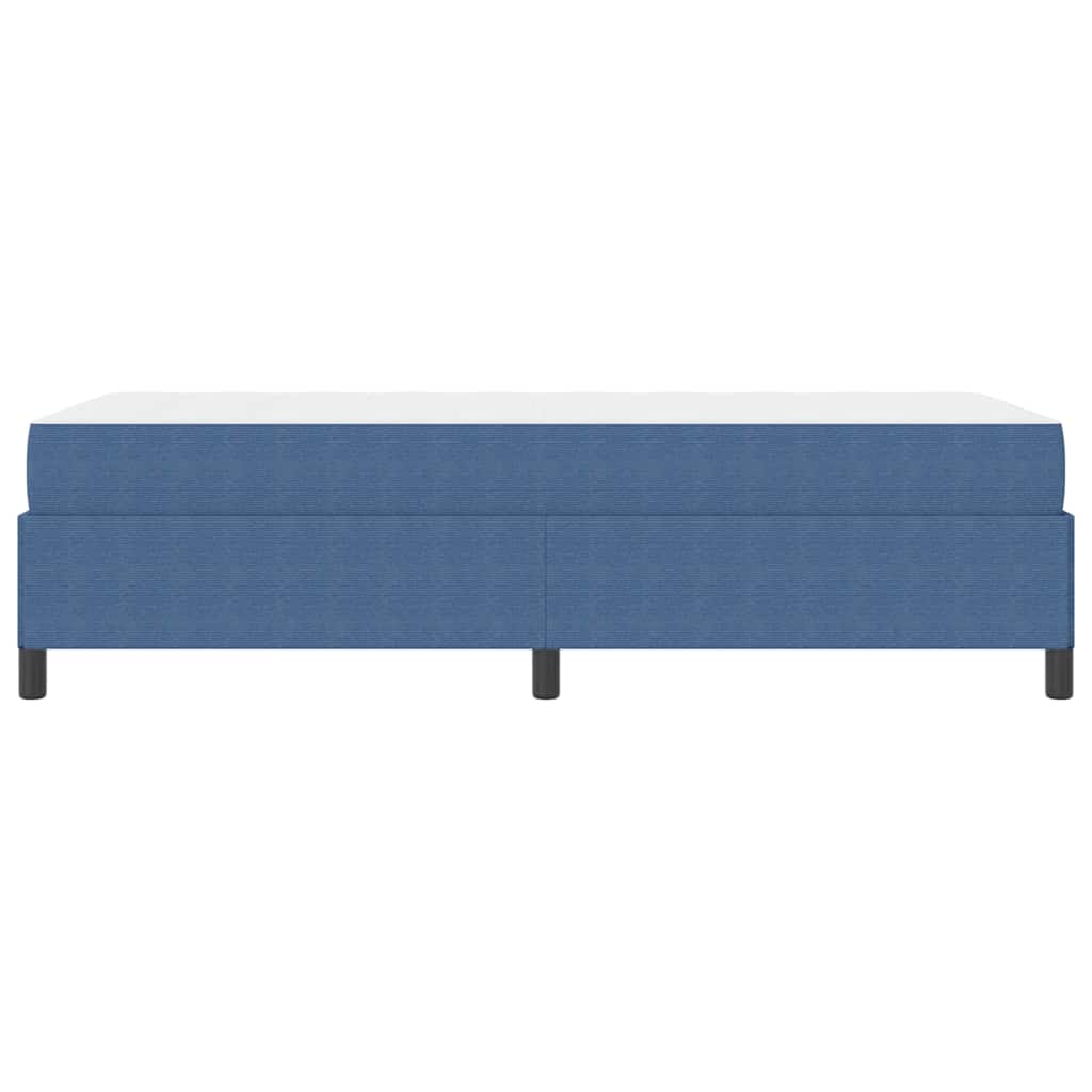 Bed Frame Blue 80 x 200 cm Corduroy fabric