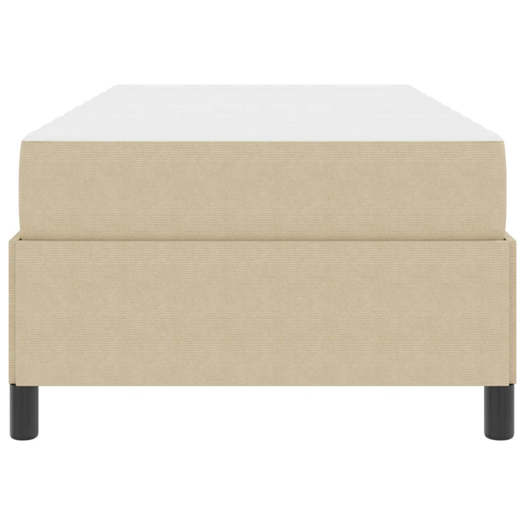 Bed Frame Light green grey 100 x 200 cm Corduroy fabric