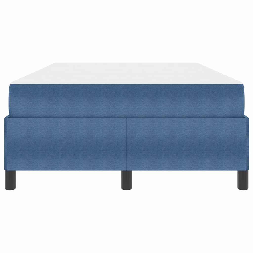 Bed Frame Blue 120 x 200 cm Corduroy fabric