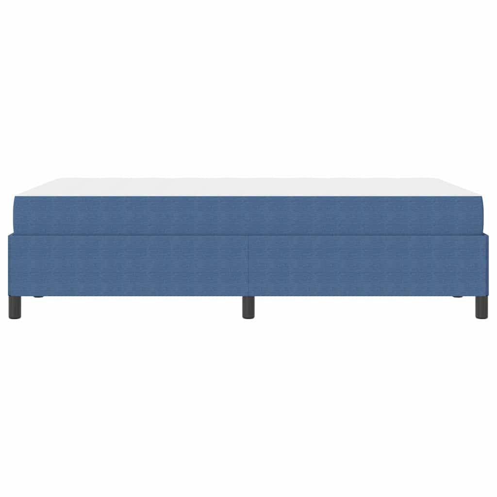 Bed Frame Blue 120 x 200 cm Corduroy fabric