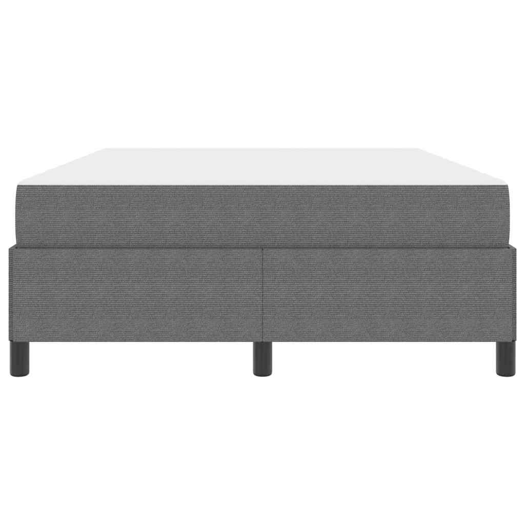 Bed Frame Light grey 140 x 200 cm Corduroy fabric