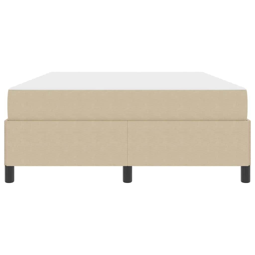 Bed Frame Light green grey 160 x 200 cm Corduroy fabric