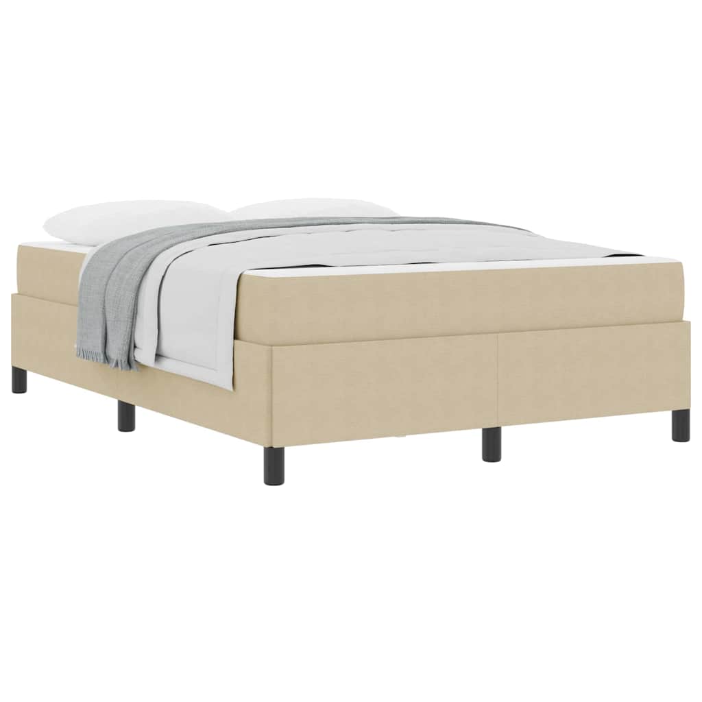 Bed Frame Light green grey 160 x 200 cm Corduroy fabric