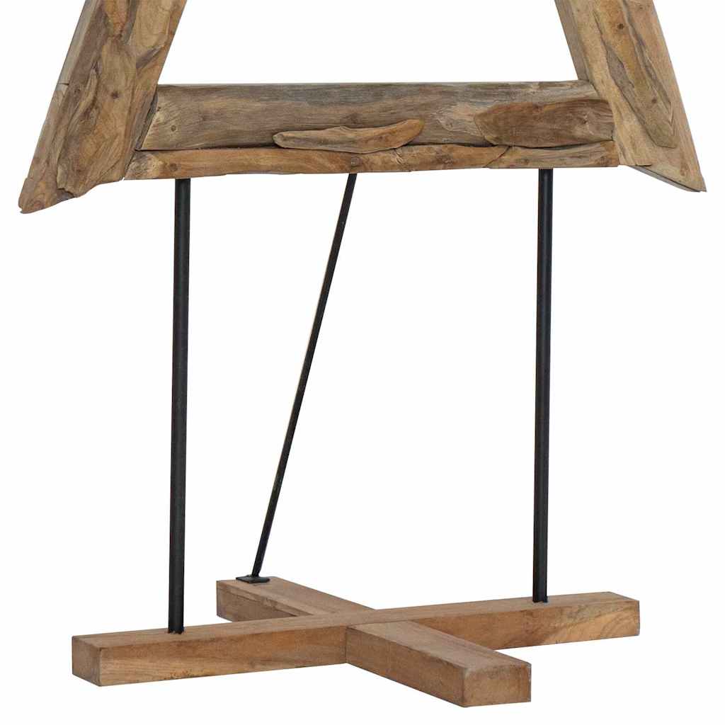 Christmas Tree with Stand Brown 180 cm Solid teak wood