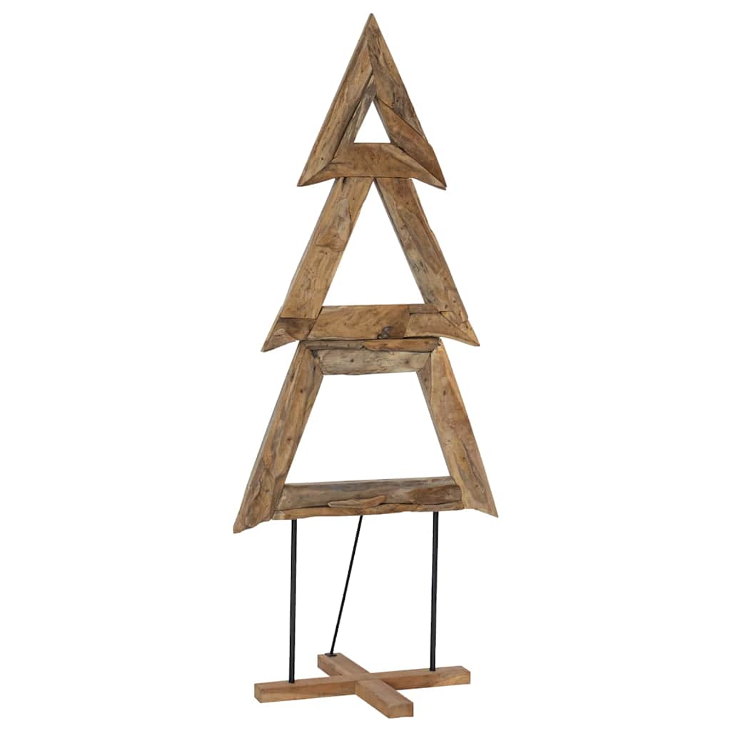 Christmas Tree with Stand Brown 180 cm Solid teak wood