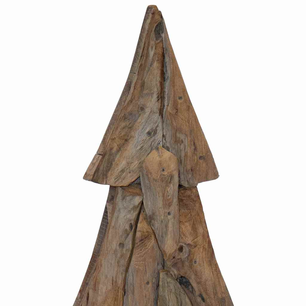 Christmas Tree with Stand Brown 120 cm Solid teak wood