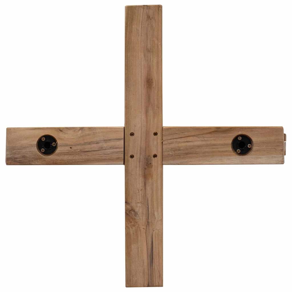 Christmas Tree with Stand Brown 150 cm Solid teak wood