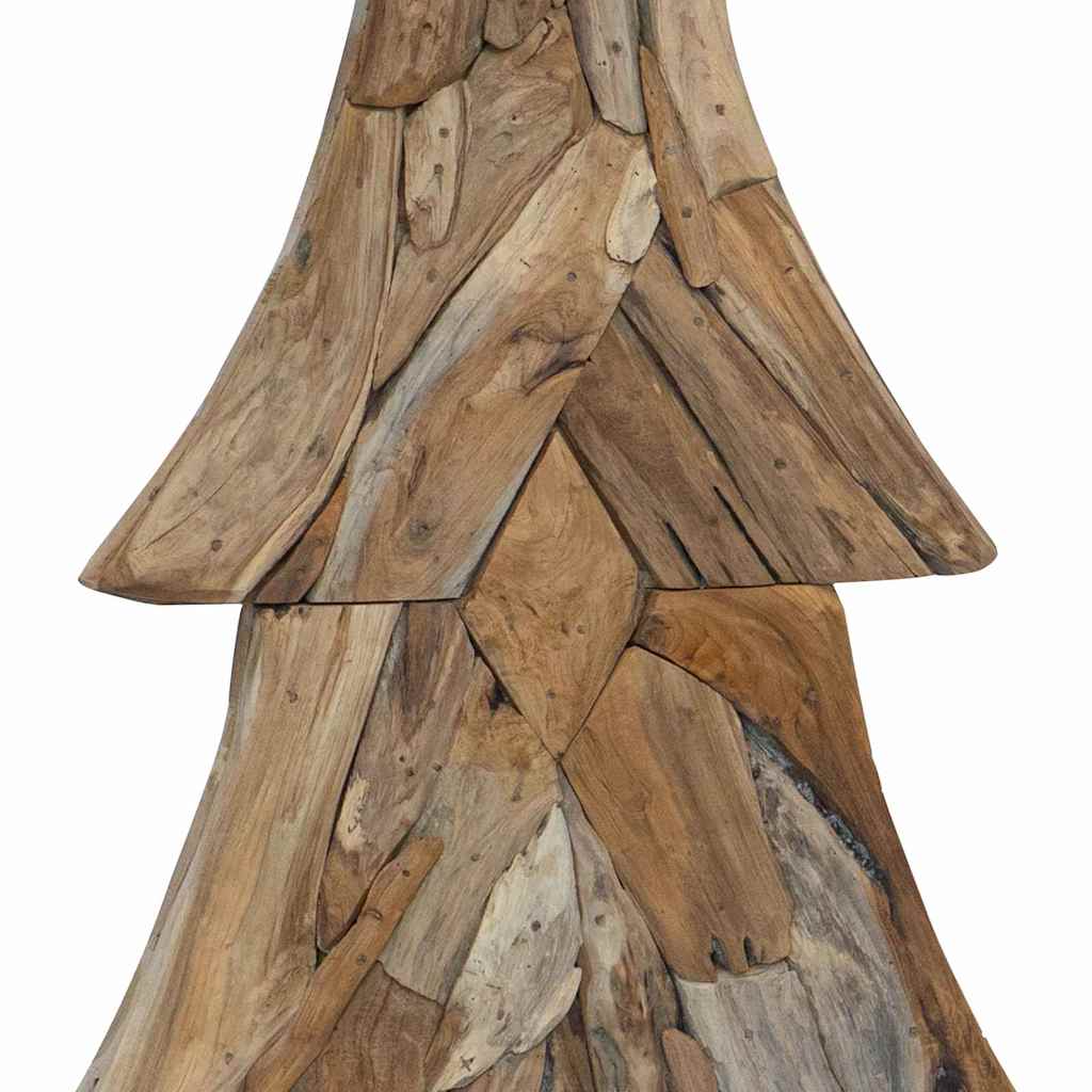 Christmas Tree with Stand Brown 180 cm Solid teak wood