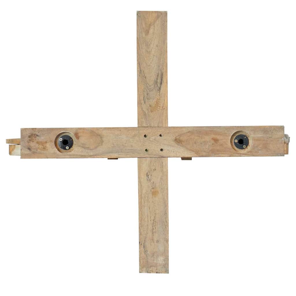 Christmas Tree with Stand Brown 180 cm Solid teak wood