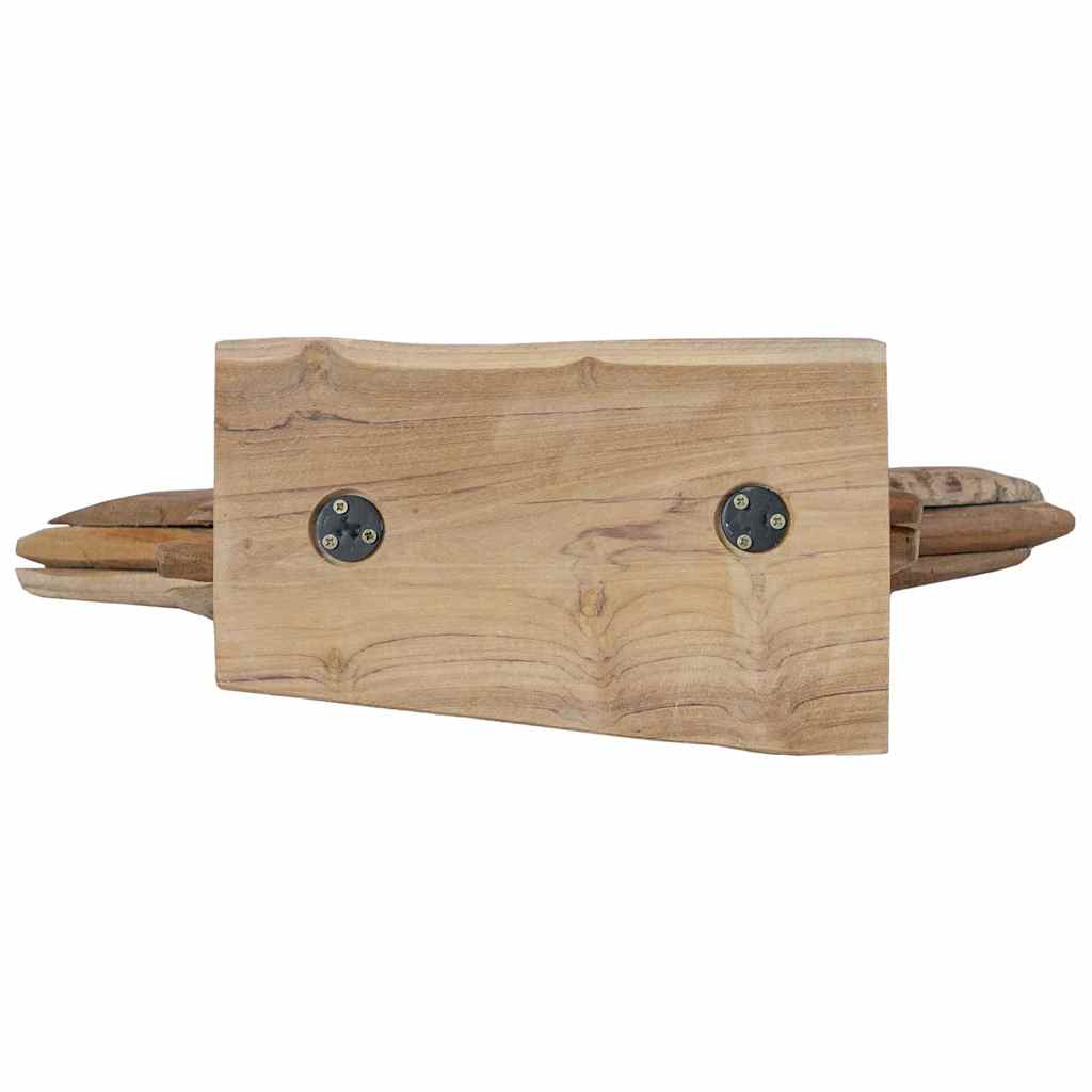 Christmas Star Brown 60 x 5 x 75 cm Solid Teak Wood