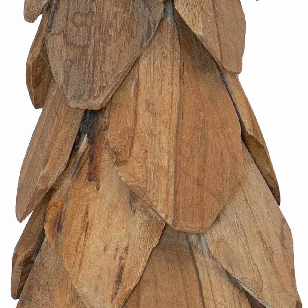 Christmas Tree with Stand Brown 50 cm Solid teak wood