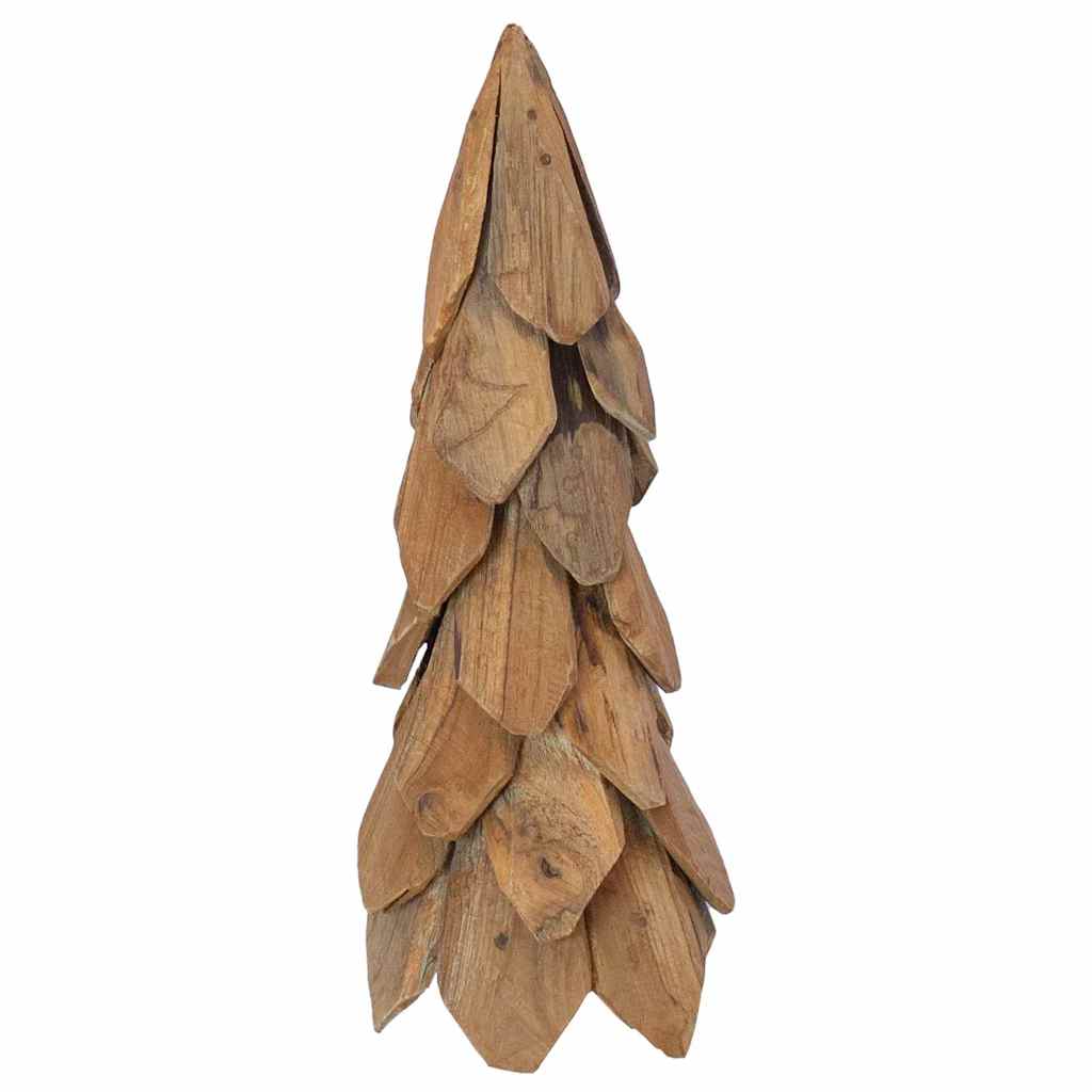 Christmas Tree with Stand Brown 50 cm Solid teak wood