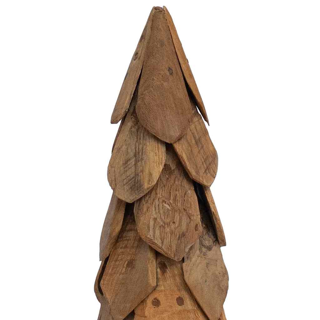 Christmas Tree with Stand Brown 110 cm Solid teak wood