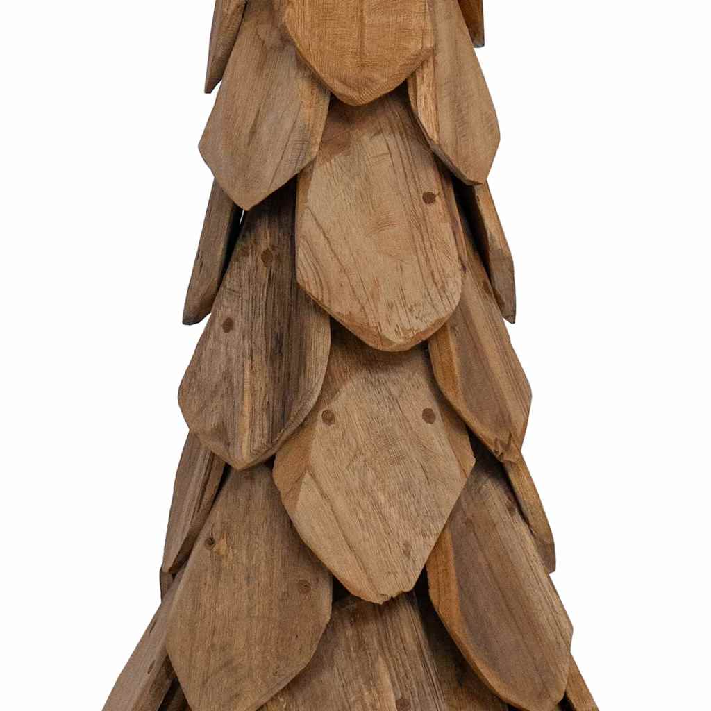 Christmas Tree with Stand Brown 110 cm Solid teak wood