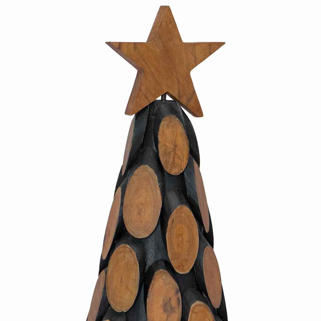 Christmas Tree with Stand Brown 60 cm Solid teak wood