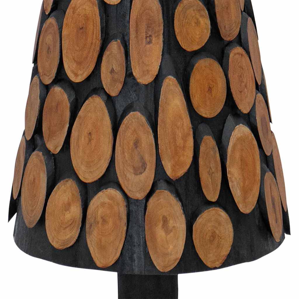 Christmas Tree with Stand Brown 120 cm Solid teak wood