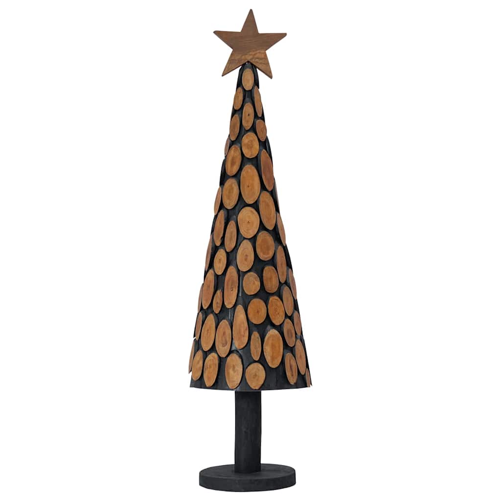Christmas Tree with Stand Brown 120 cm Solid teak wood