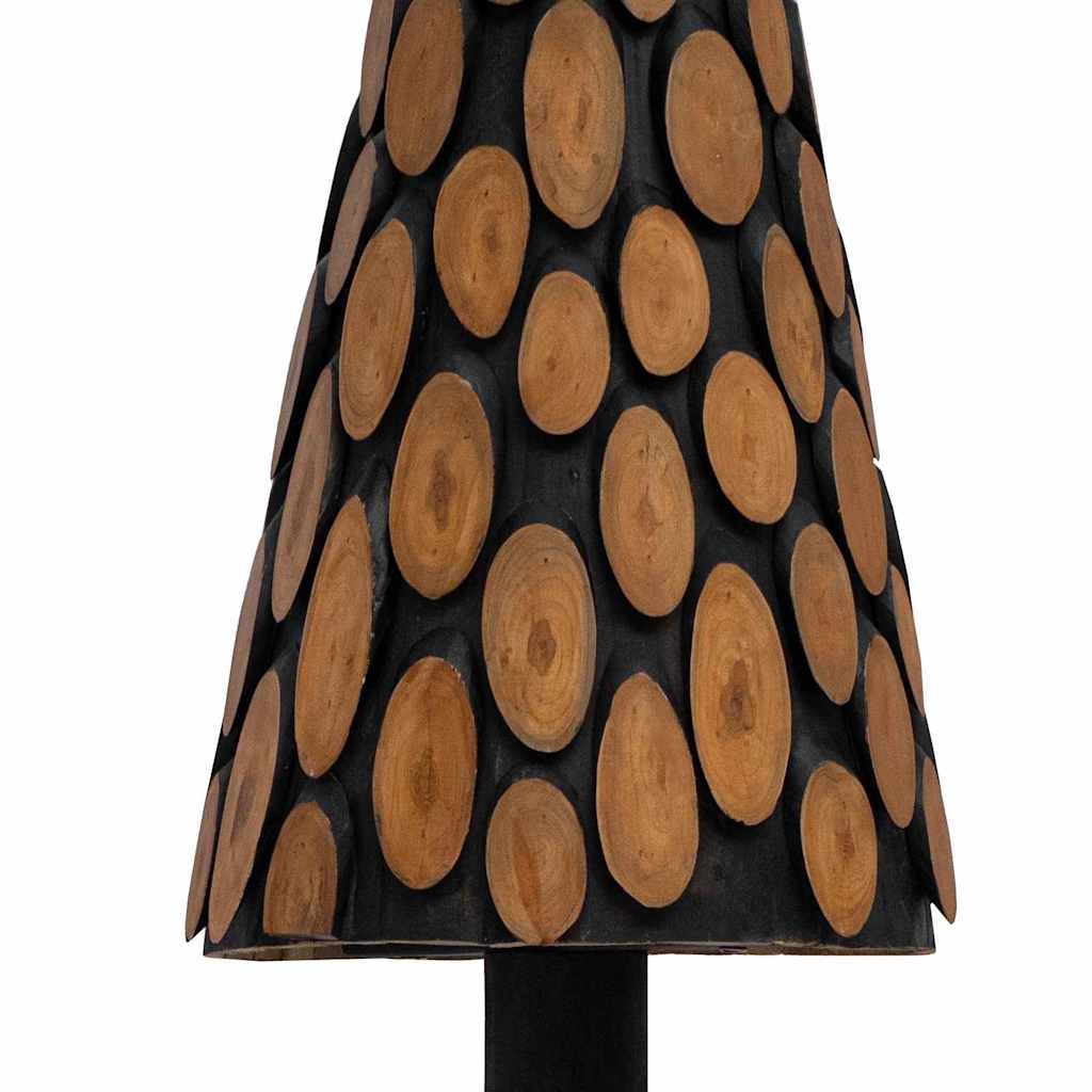 Christmas Tree with Stand Brown 150 cm Solid teak wood