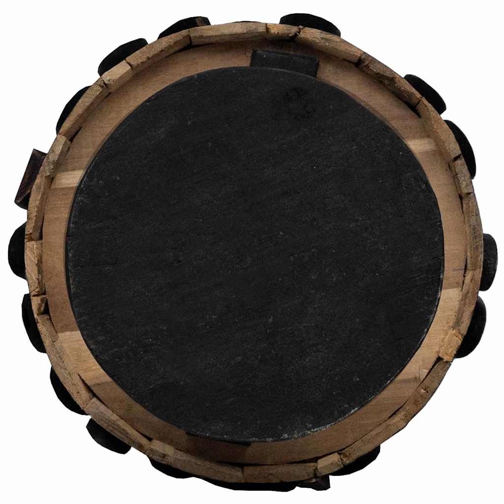 Christmas Tree with Stand Brown 150 cm Solid teak wood