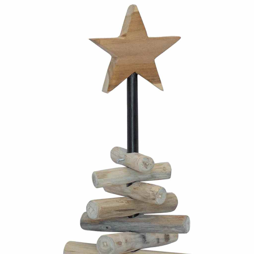 Christmas Tree with Stand Brown 60 cm Solid teak wood