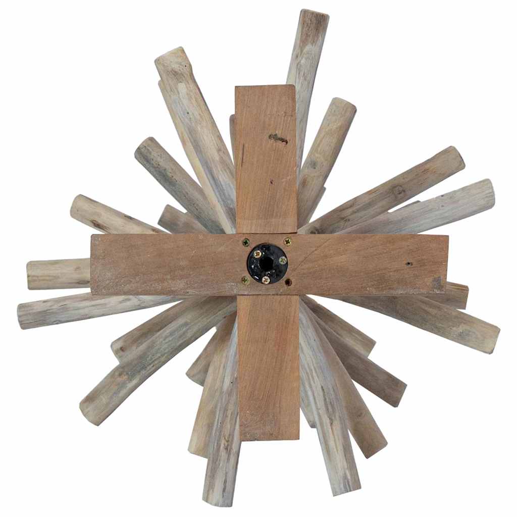 Christmas Tree with Stand Brown 90 cm Solid teak wood