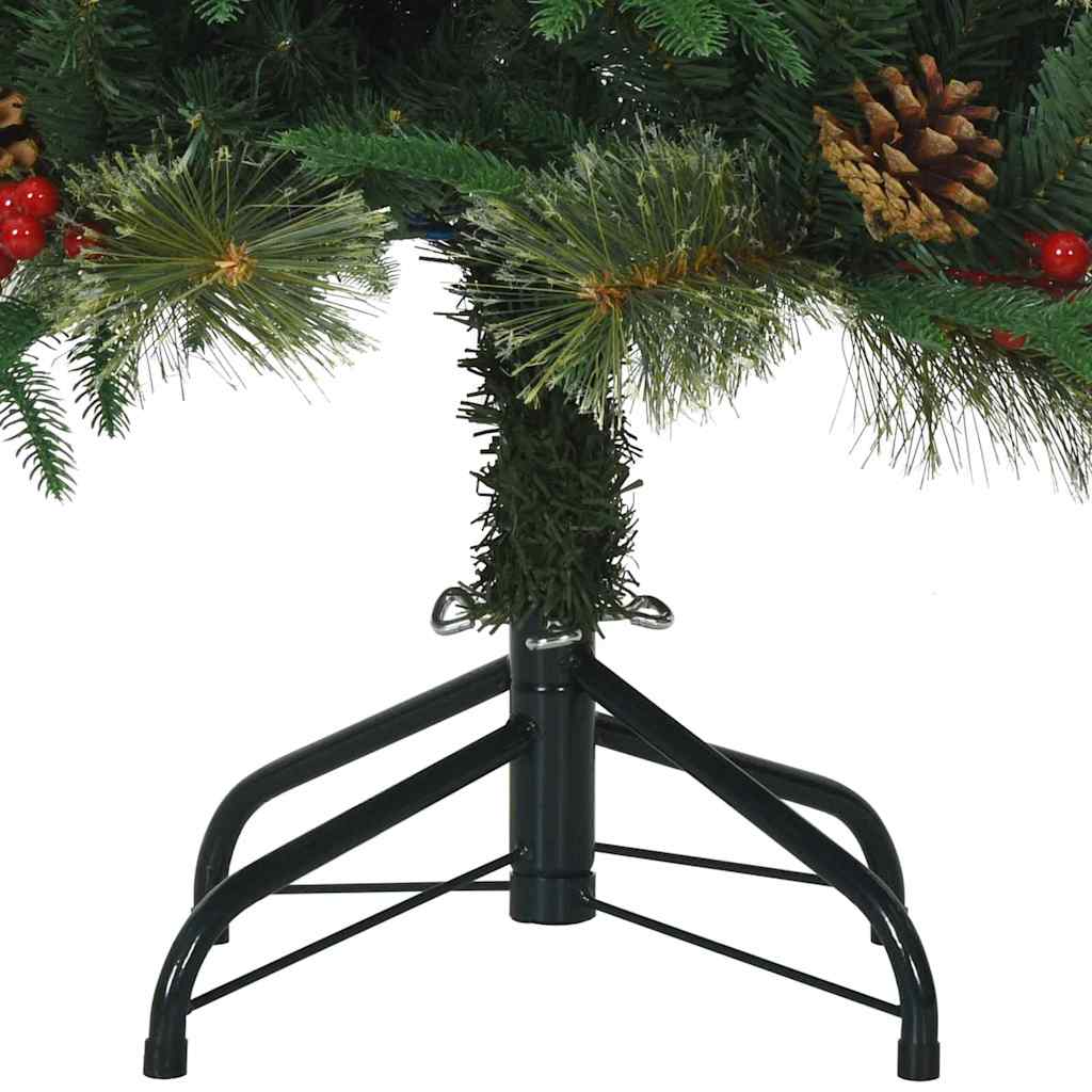 Artificial Hinged Christmas Tree Green 150 cm PVC, PE and Steel