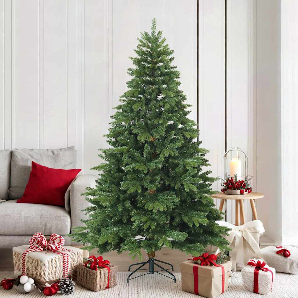 Artificial Hinged Christmas Tree Green 180 cm PVC, PE and steel