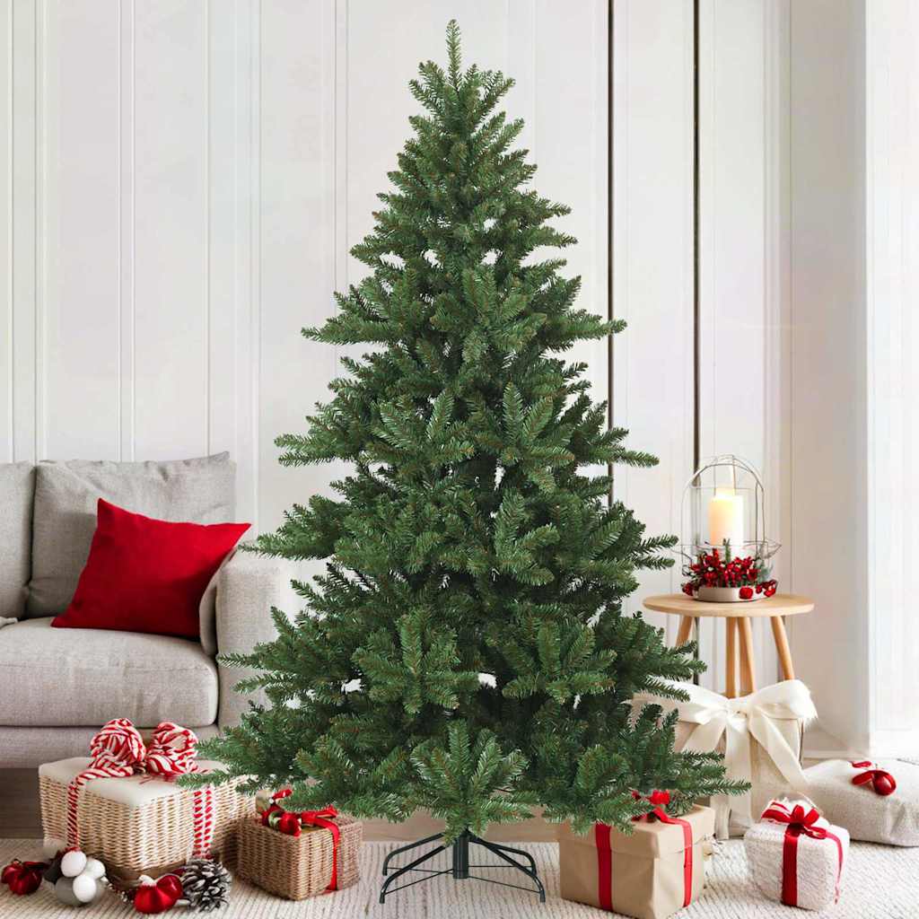 Artificial Hinged Christmas Tree Green 180 cm PVC, steel