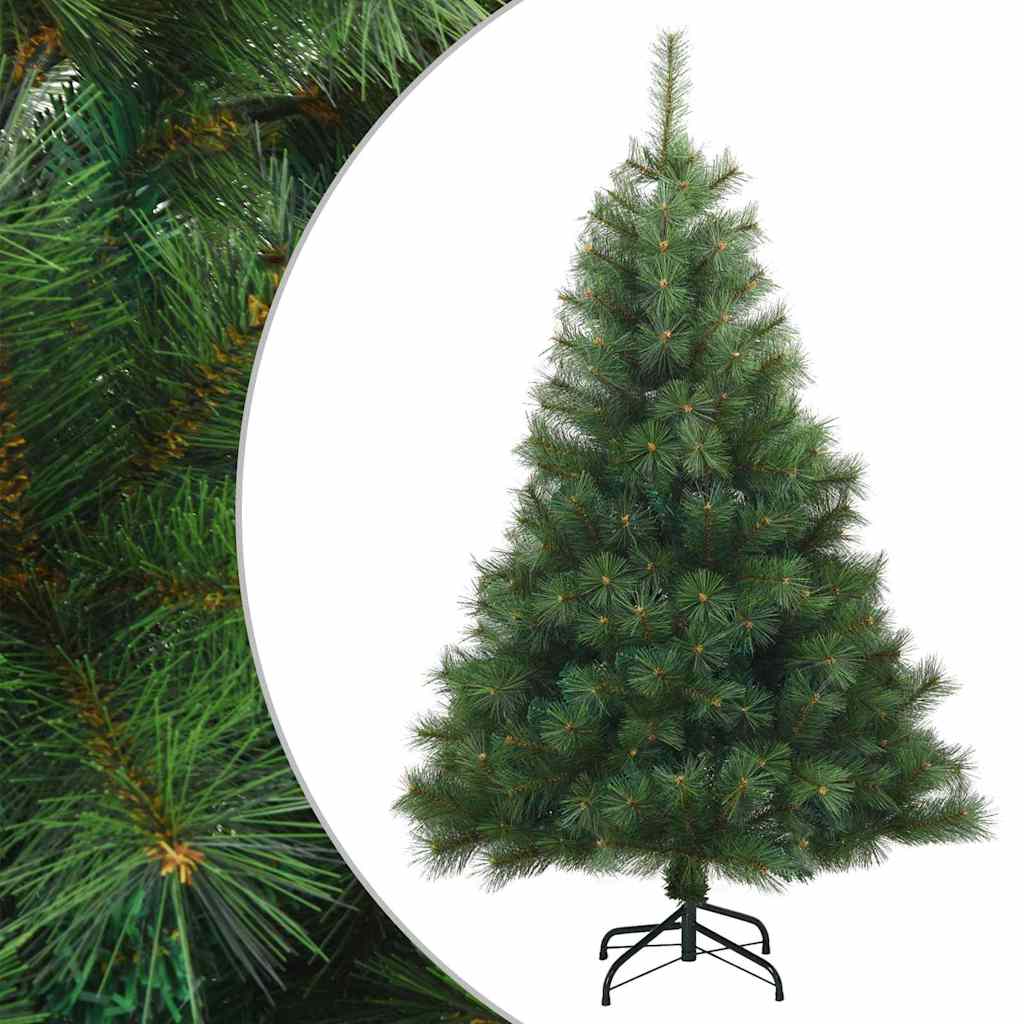 Artificial Hinged Christmas Tree Green 150 cm PVC, steel