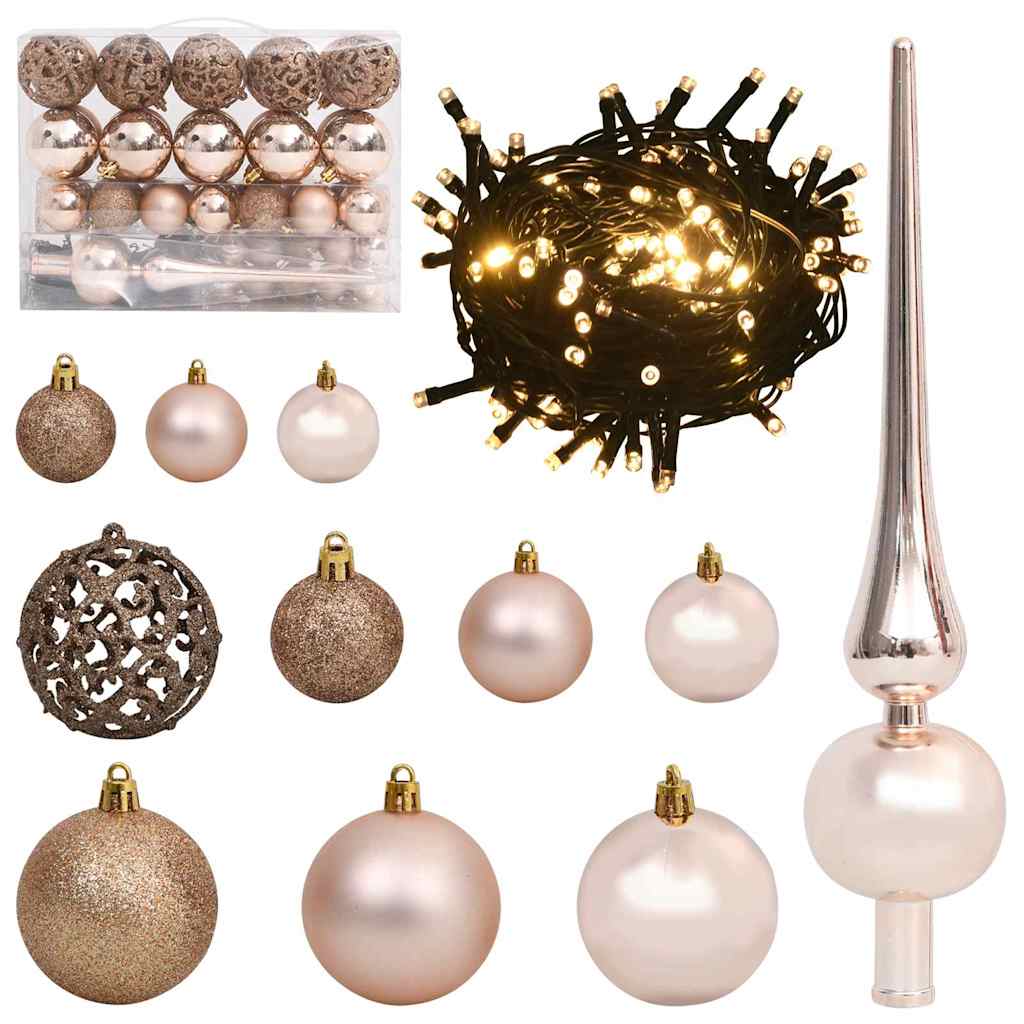 Artificial Pre-lit Christmas Tree Silver 120 cm PET