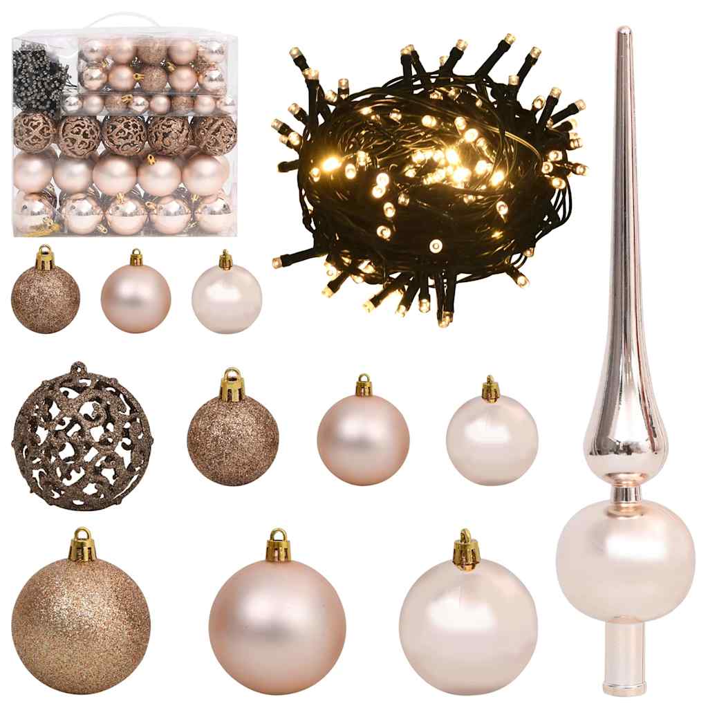 Artificial Pre-lit Christmas Tree Silver 180 cm PET