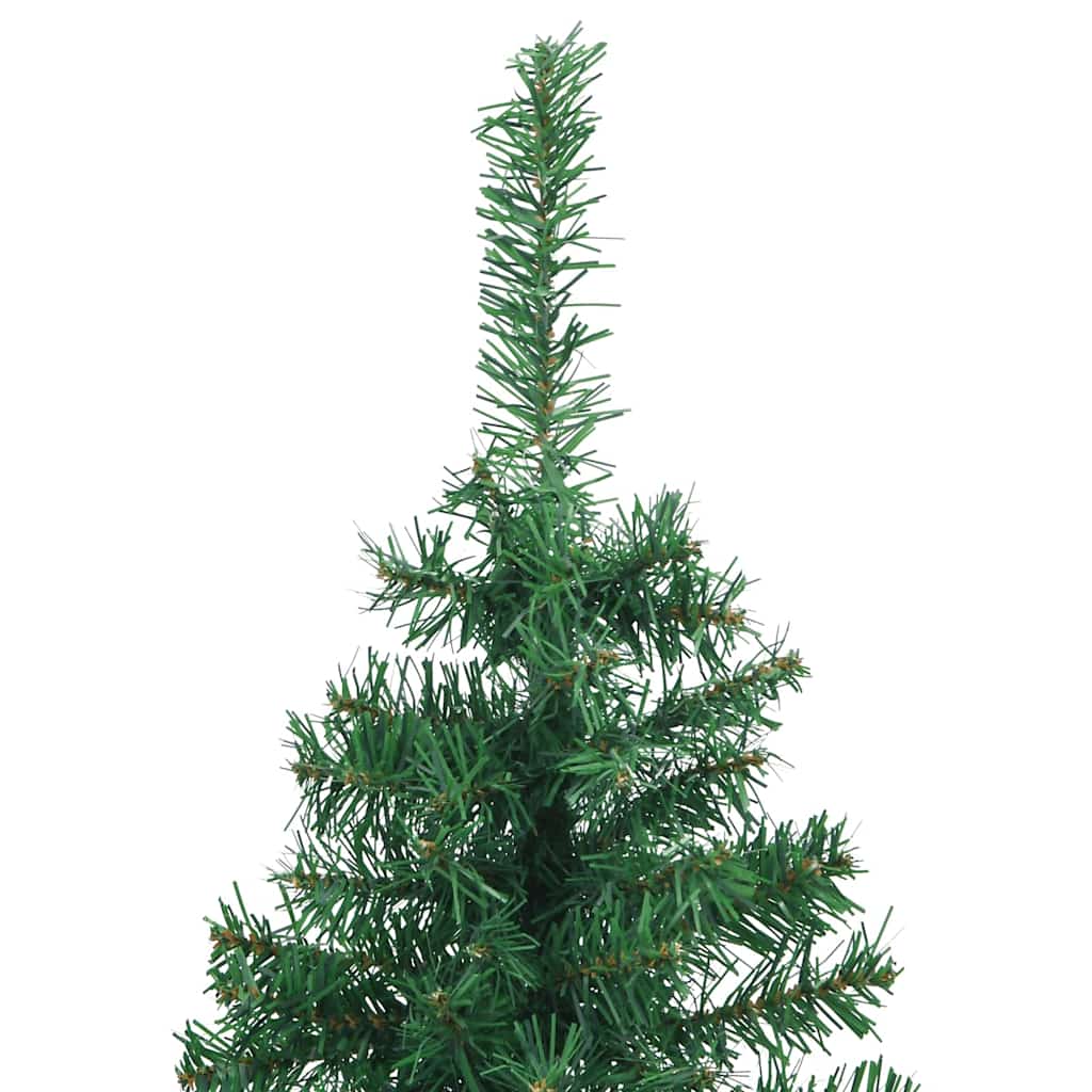Corner Artificial Christmas Tree Green 150 cm PVC and Metal