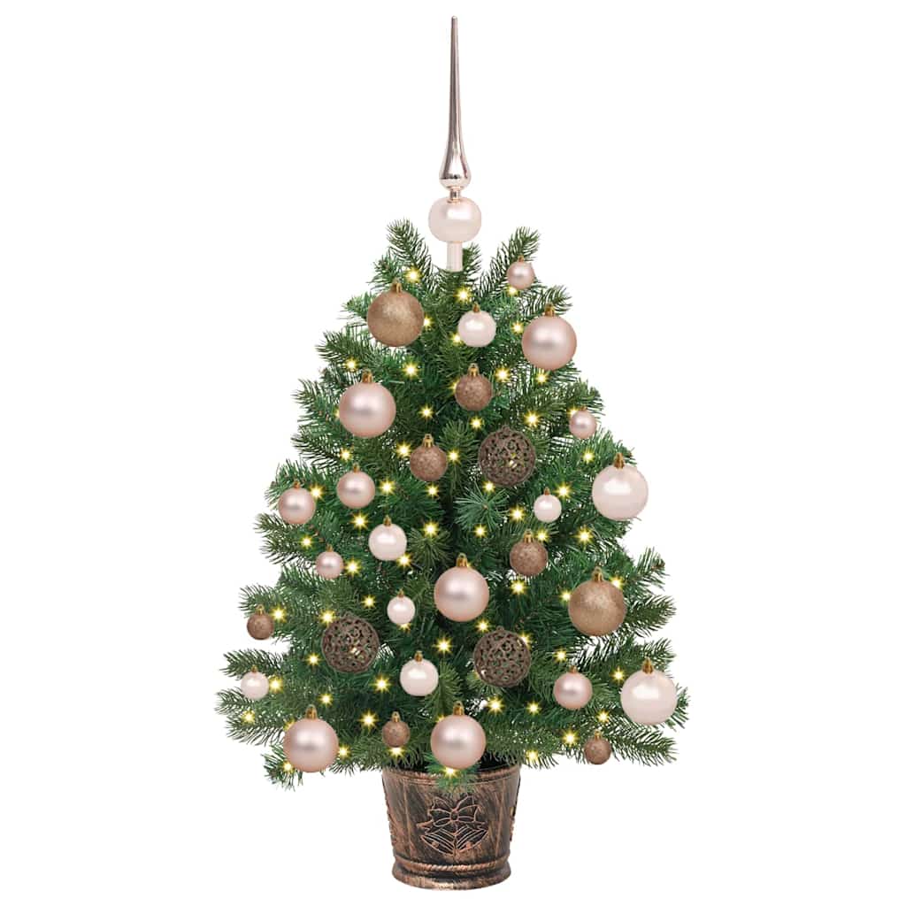 Artificial Christmas Tree with 150 LEDs Green 65 cm PE and PVC