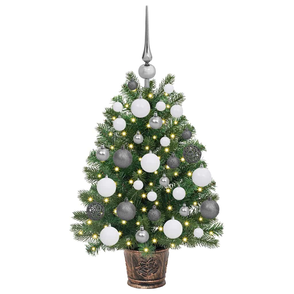 Artificial Christmas Tree with 150 LEDs Green 65 cm PE and PVC