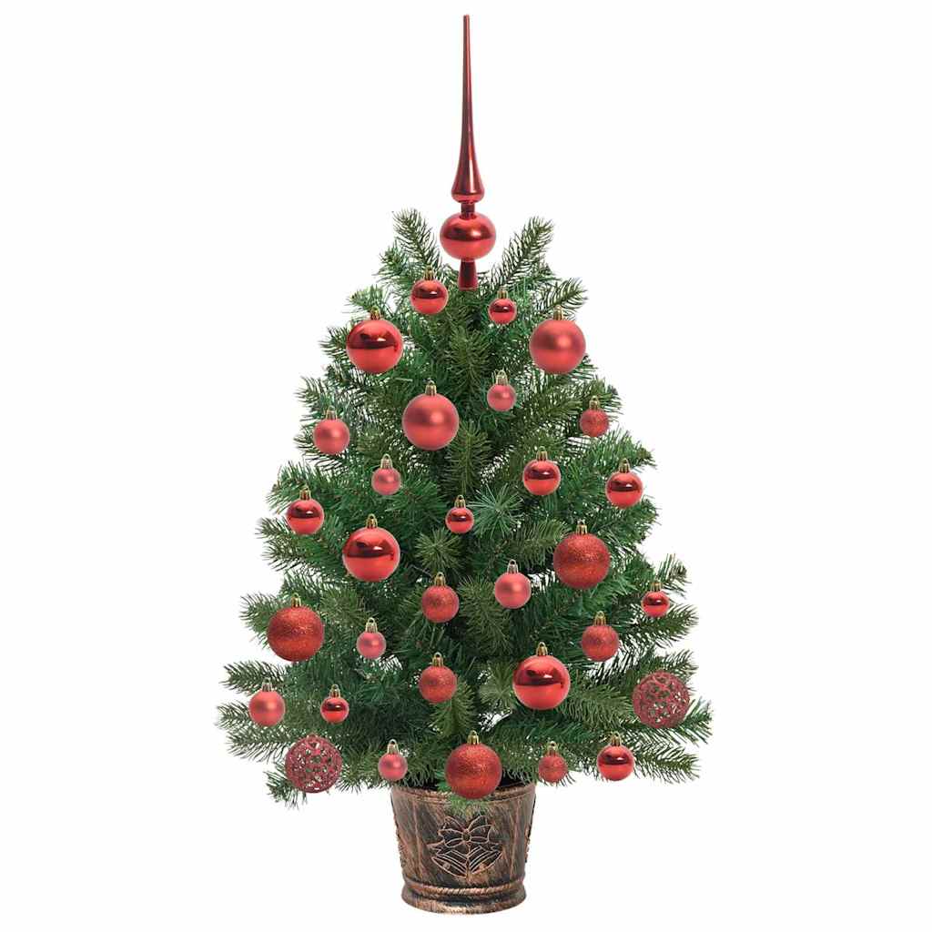 Artificial Christmas Tree with 150 LEDs Green 75 cm PE and PVC
