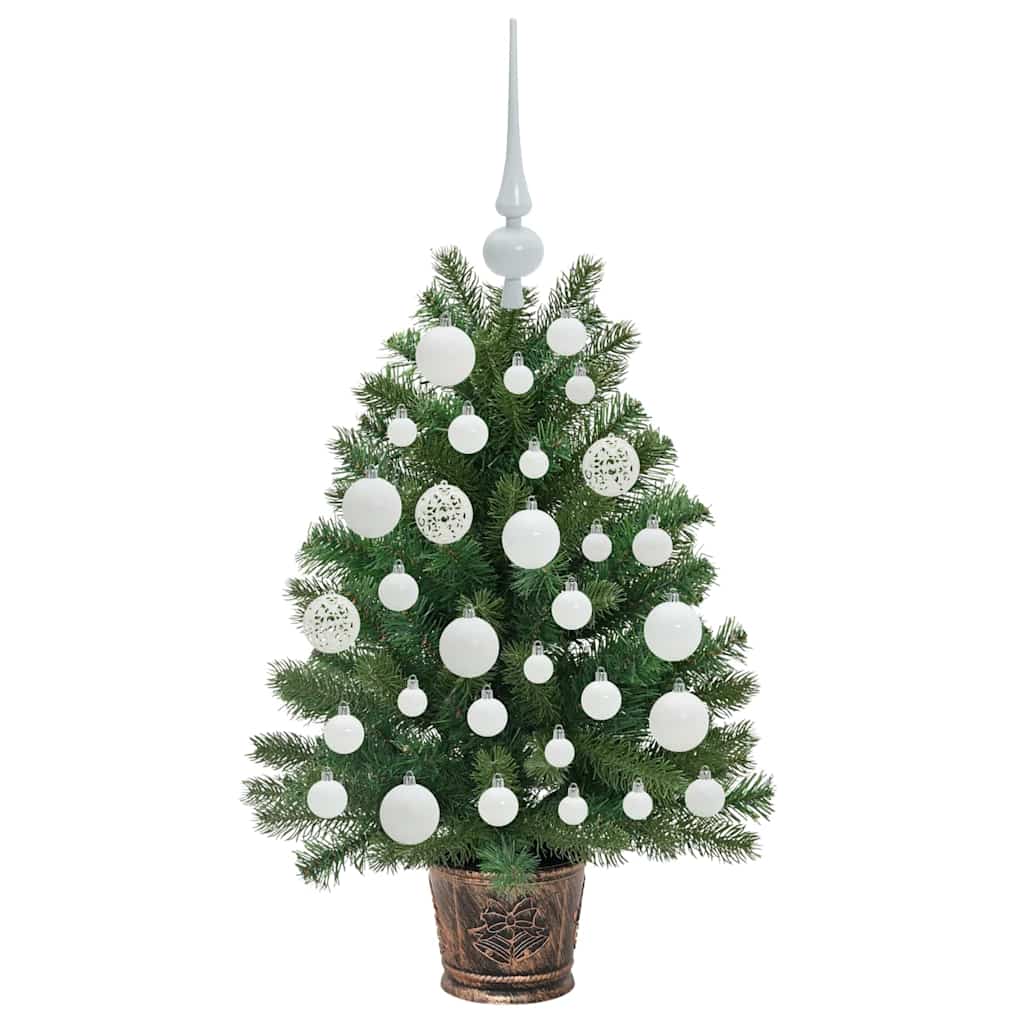 Artificial Christmas Tree with 150 LEDs Green 75 cm PE and PVC