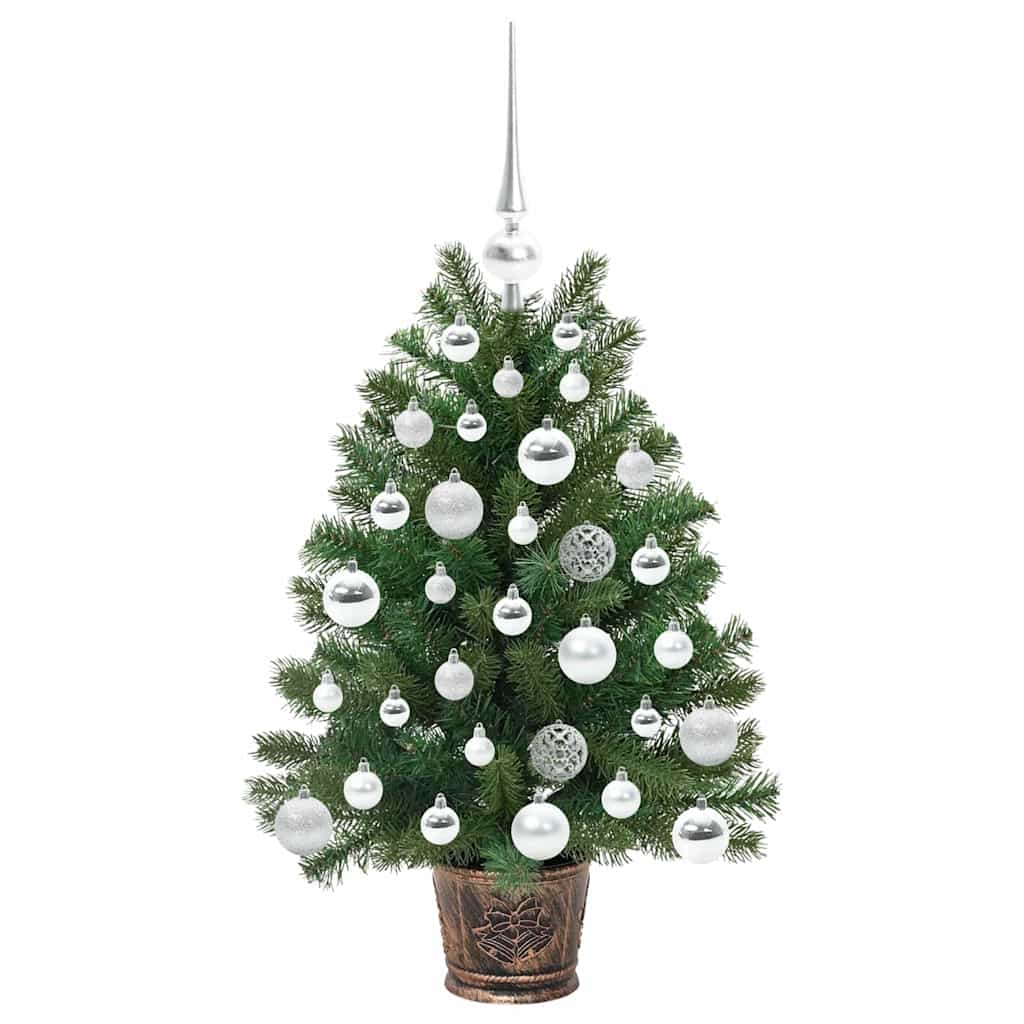 Artificial Christmas Tree with 150 LEDs Green 75 cm PE and PVC