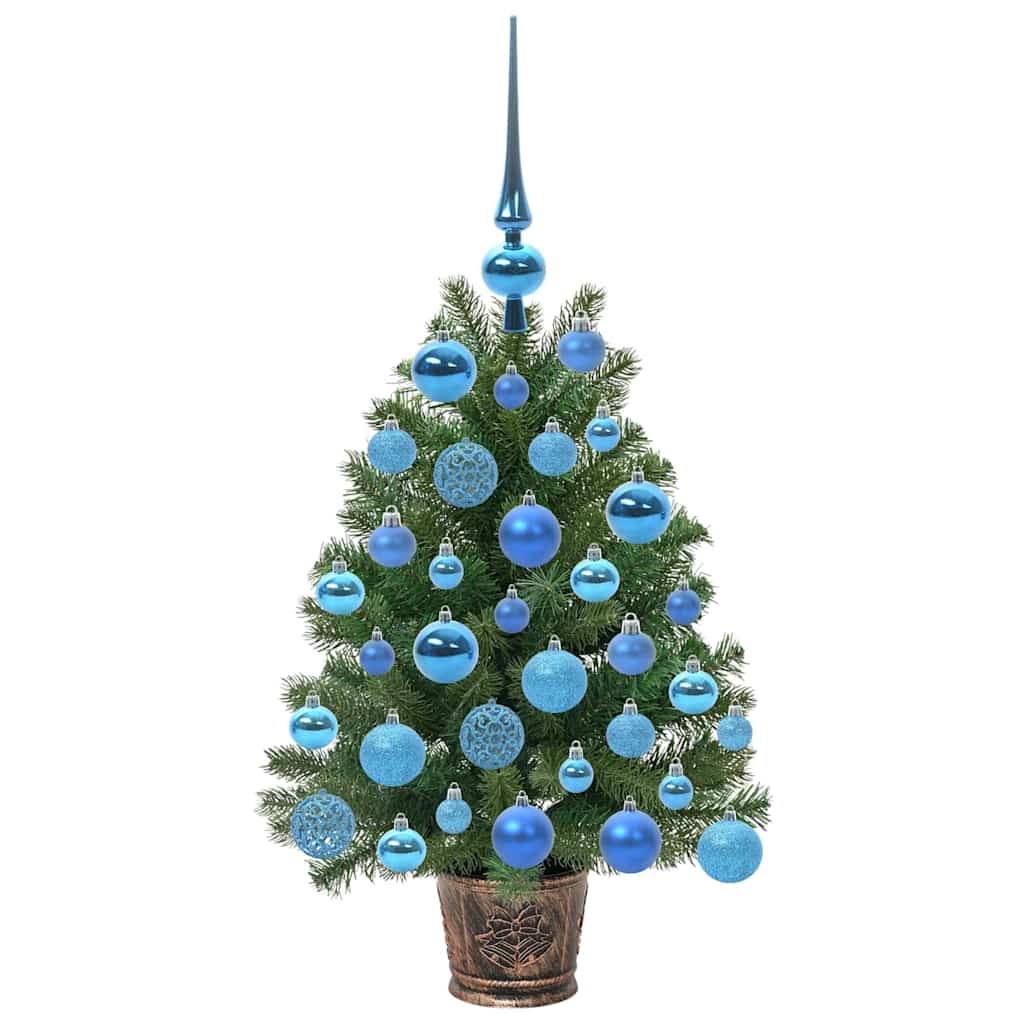 Artificial Christmas Tree with 150 LEDs Green 75 cm PE and PVC